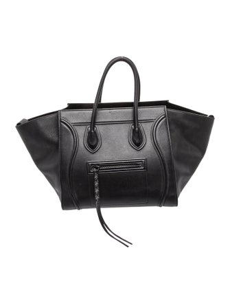 Celine Leather Luggage Phantom Medium