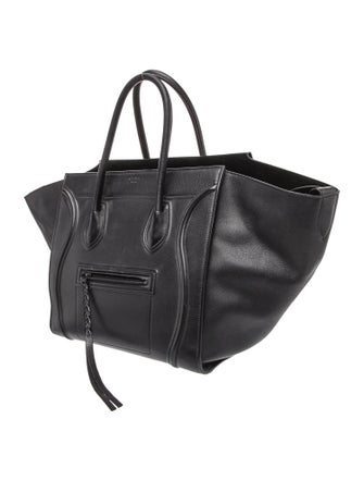 Celine Leather Luggage Phantom Medium
