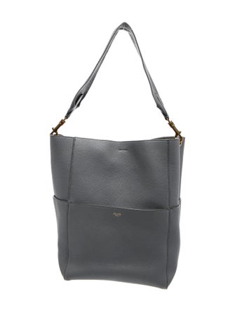 Celine Leather Seau Sangle Medium