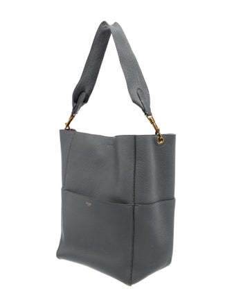 Celine Leather Seau Sangle Medium