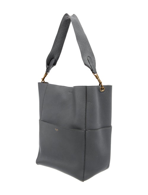 Celine Leather Seau Sangle Medium