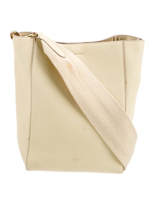 Celine Leather Seau Sangle Small