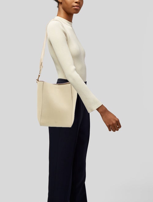 Celine Leather Seau Sangle Small