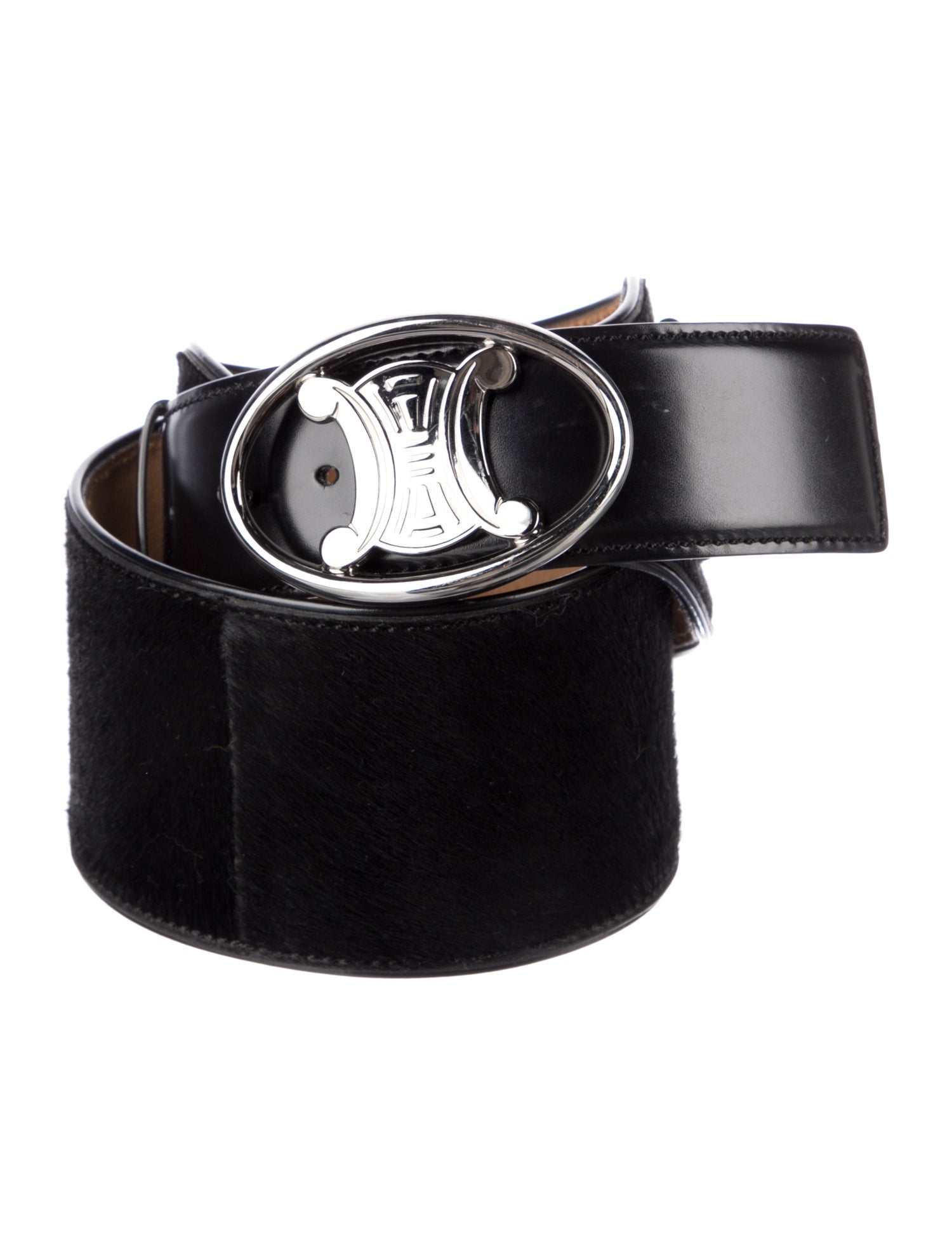 Celine Wide Ponyhair Belt