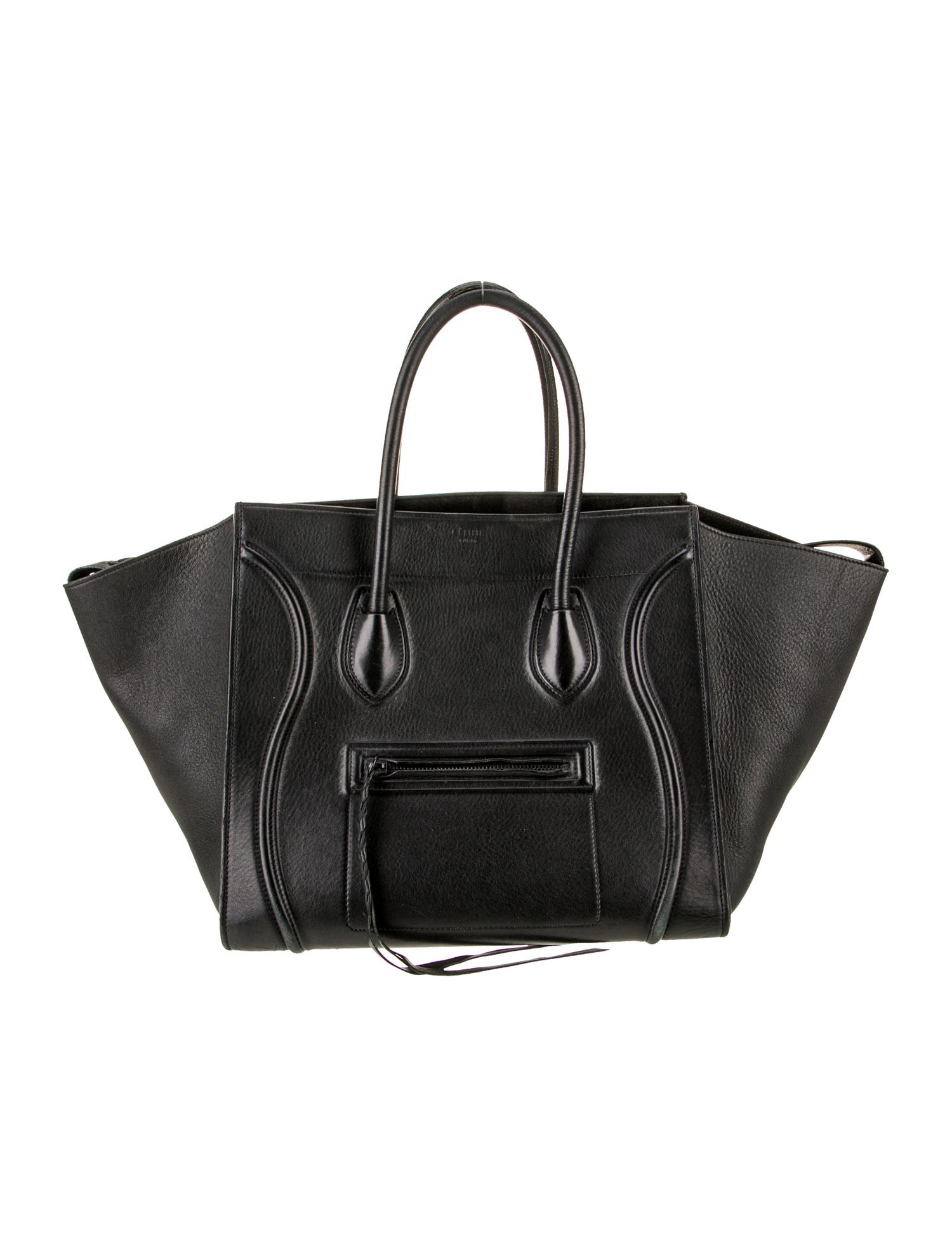 Celine Leather Luggage Phantom Medium