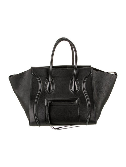 Celine Leather Luggage Phantom Medium