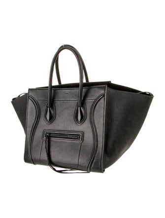 Celine Leather Luggage Phantom Medium
