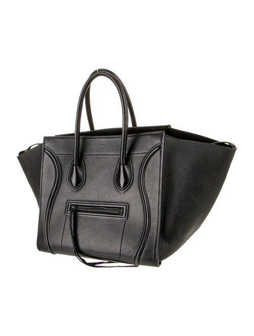 Celine Leather Luggage Phantom Medium