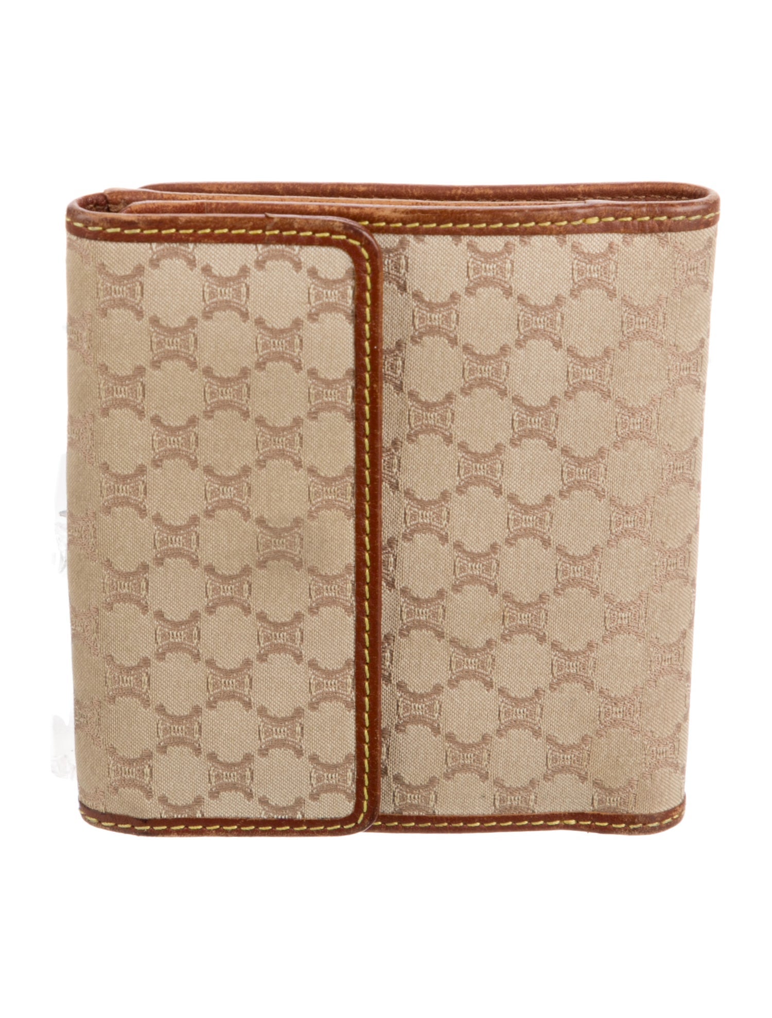 Celine Vintage Canvas Bifold Wallet