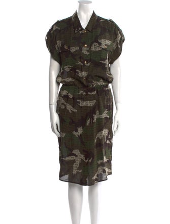Celine Silk Midi Length Dress