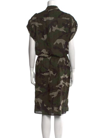 Celine Silk Midi Length Dress