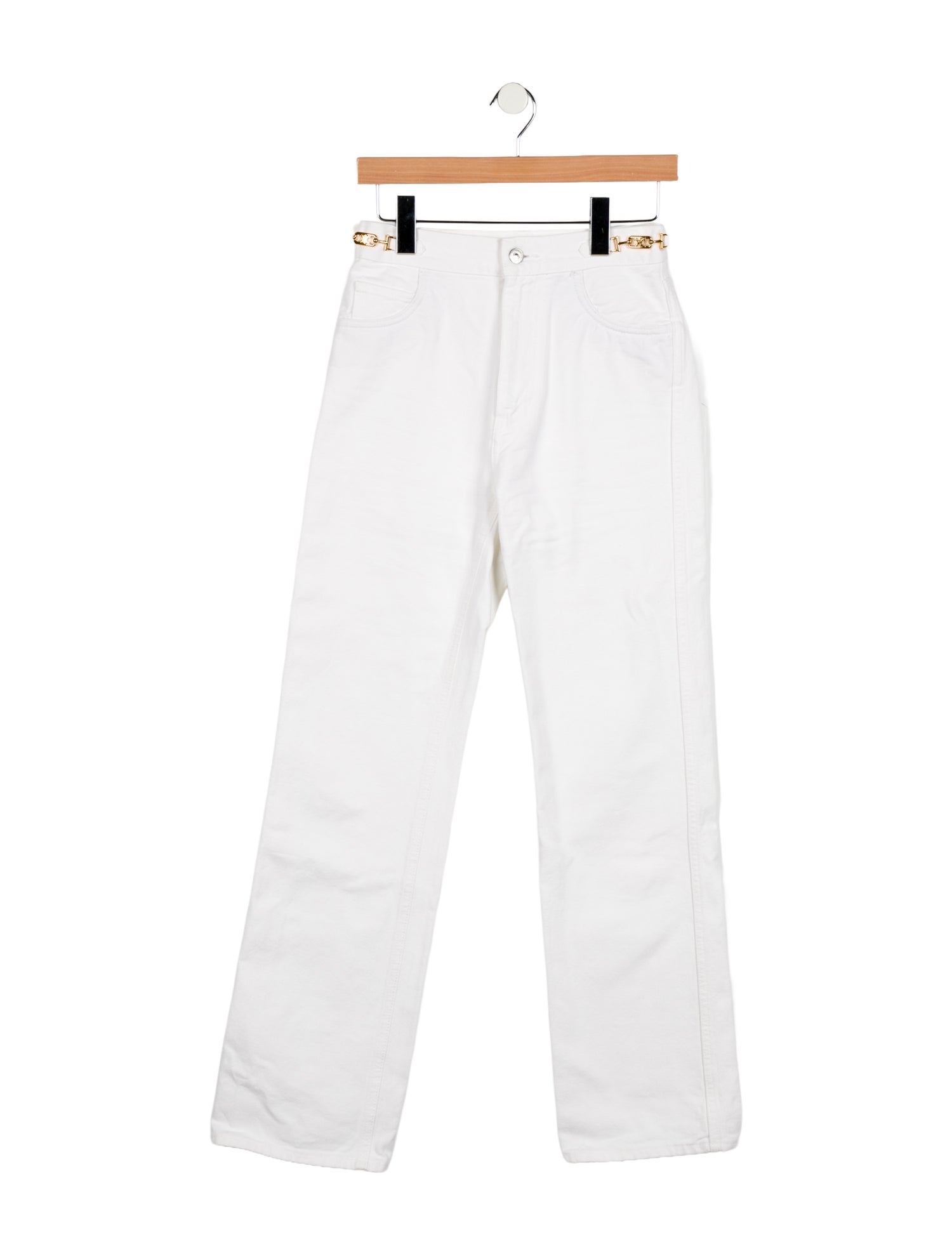 Celine High-Rise Straight Leg Jeans