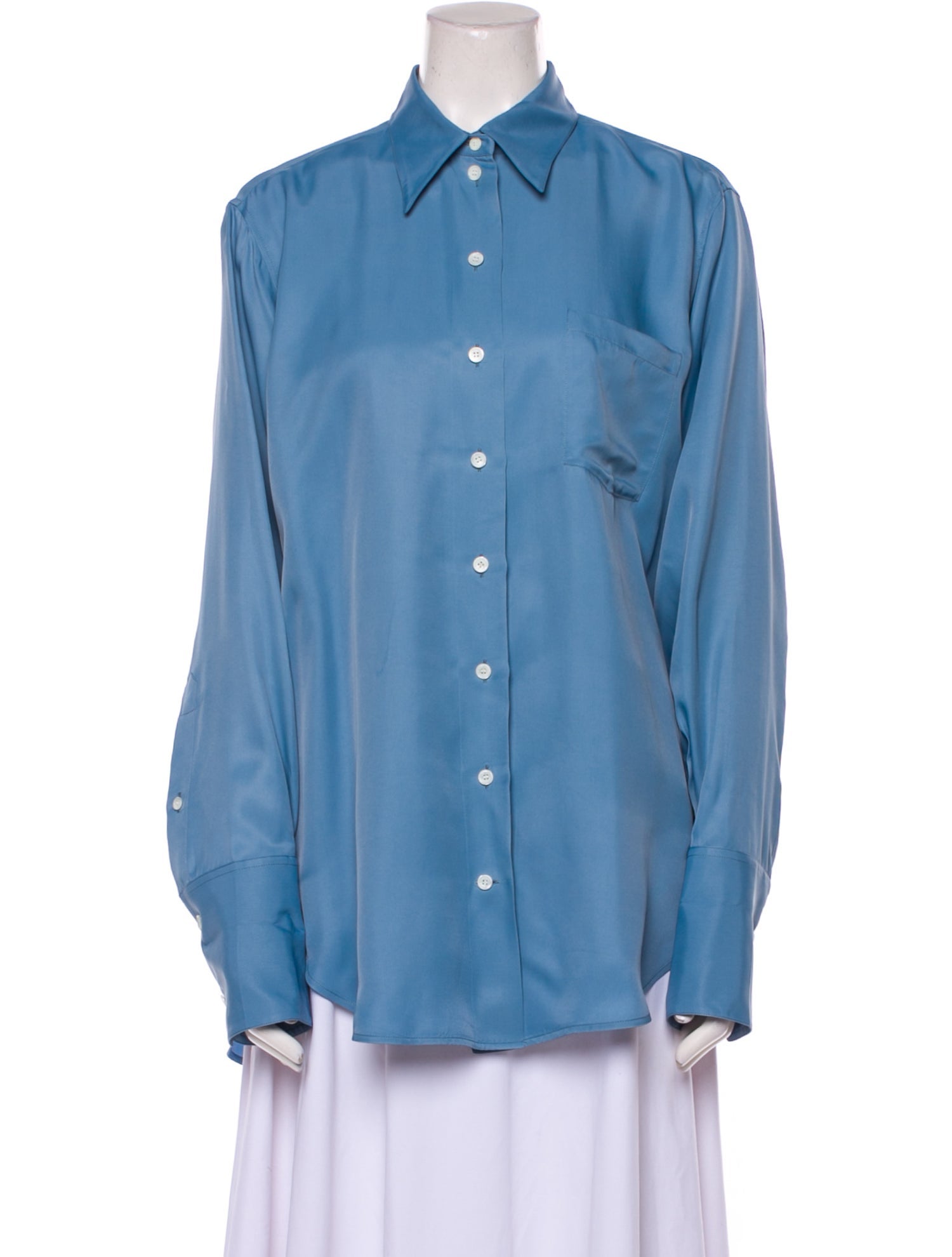 Celine Long Sleeve Button-Up Top