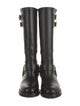 Celine Leather Studded Accents Riding Boots