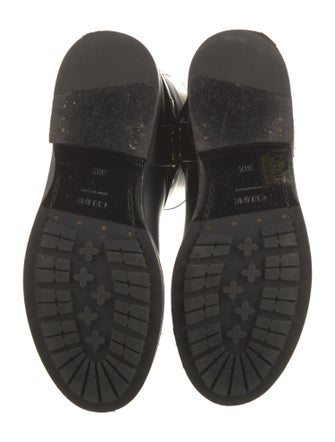 Celine Leather Studded Accents Riding Boots