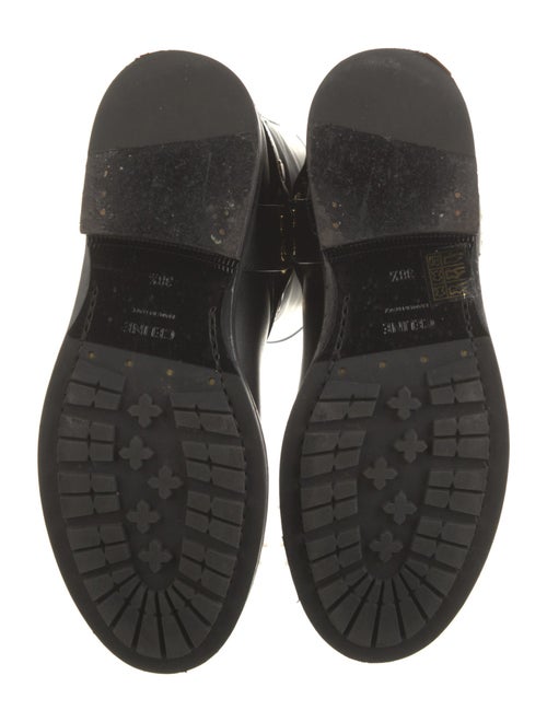 Celine Leather Studded Accents Riding Boots