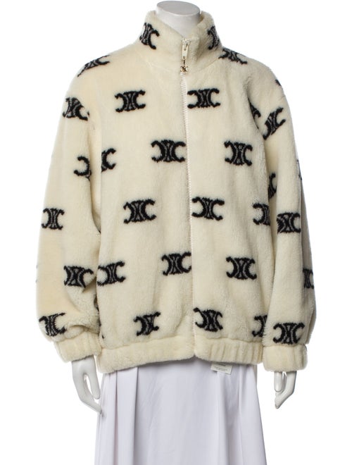 Celine Triomphe Logo Wool Jacket