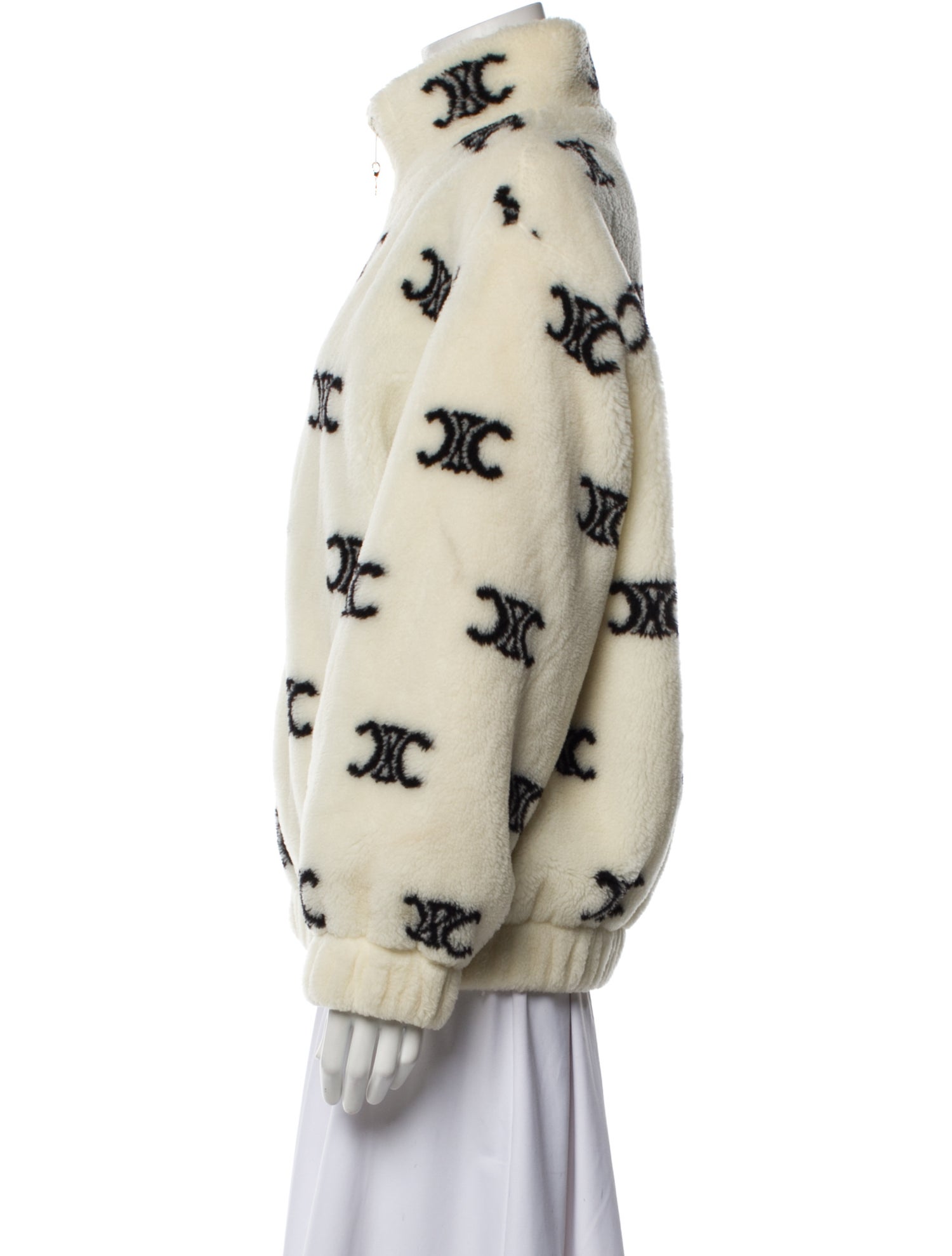 Celine Triomphe Logo Wool Jacket