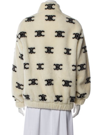 Celine Triomphe Logo Wool Jacket