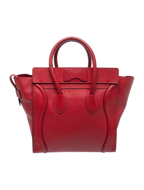 Celine Leather Luggage Mini