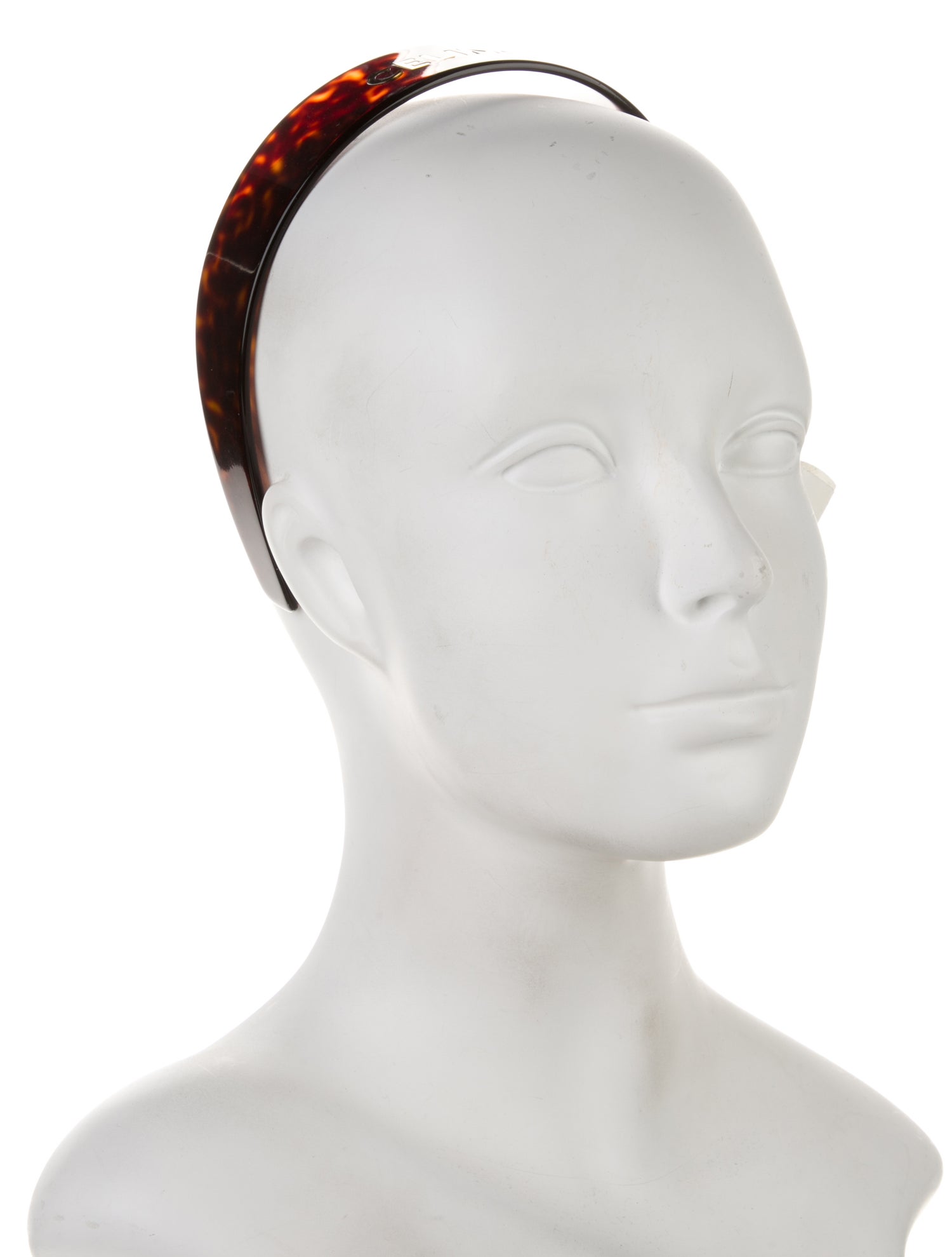 Celine Brown Pattern Printed Branded Headband