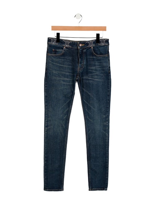 Celine Mid-Rise Skinny Leg Jeans