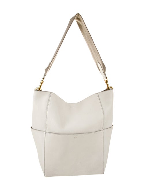 Celine Leather Seau Sangle Medium
