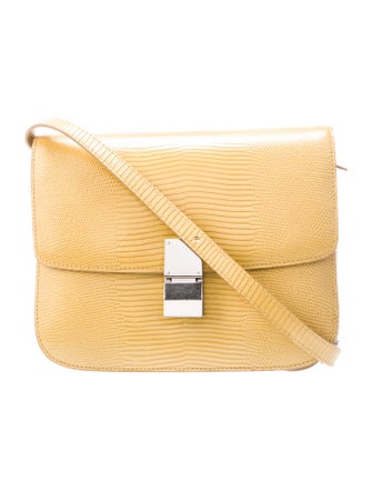 Celine Leather Lizard Classic Medium