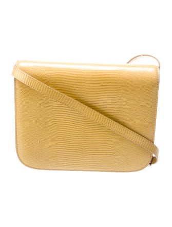 Celine Leather Lizard Classic Medium