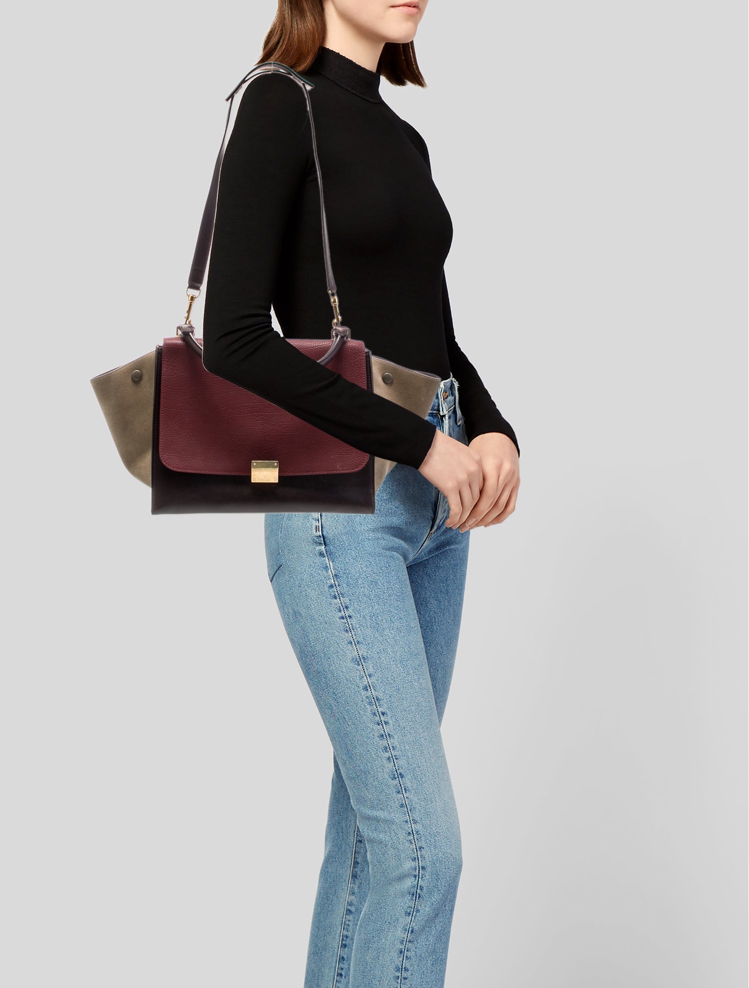 Celine Leather Trapeze Medium