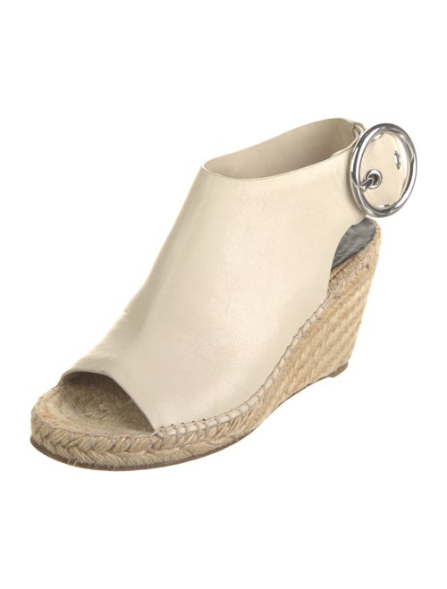 Celine Leather Colorblock Pattern Slingback Pumps