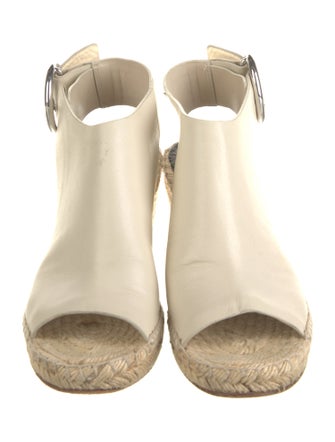 Celine Leather Colorblock Pattern Slingback Pumps