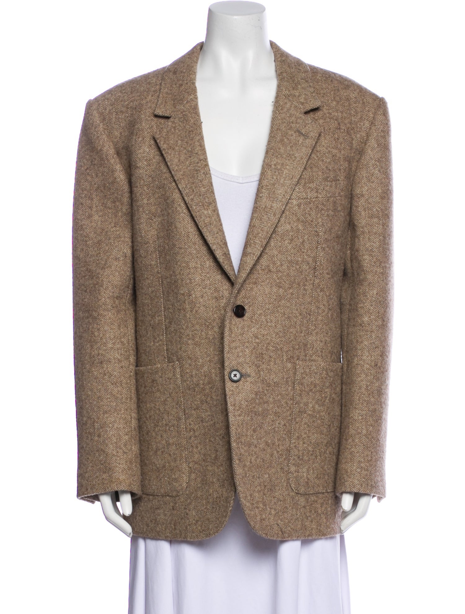 Celine Wool Printed Blazer