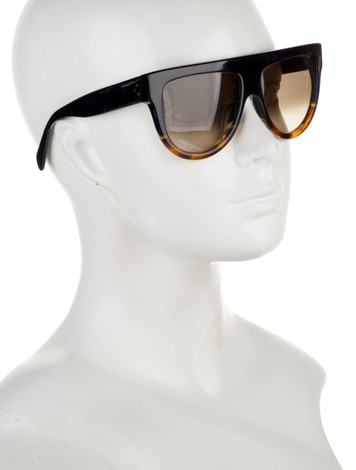 Celine Round Gradient Sunglasses