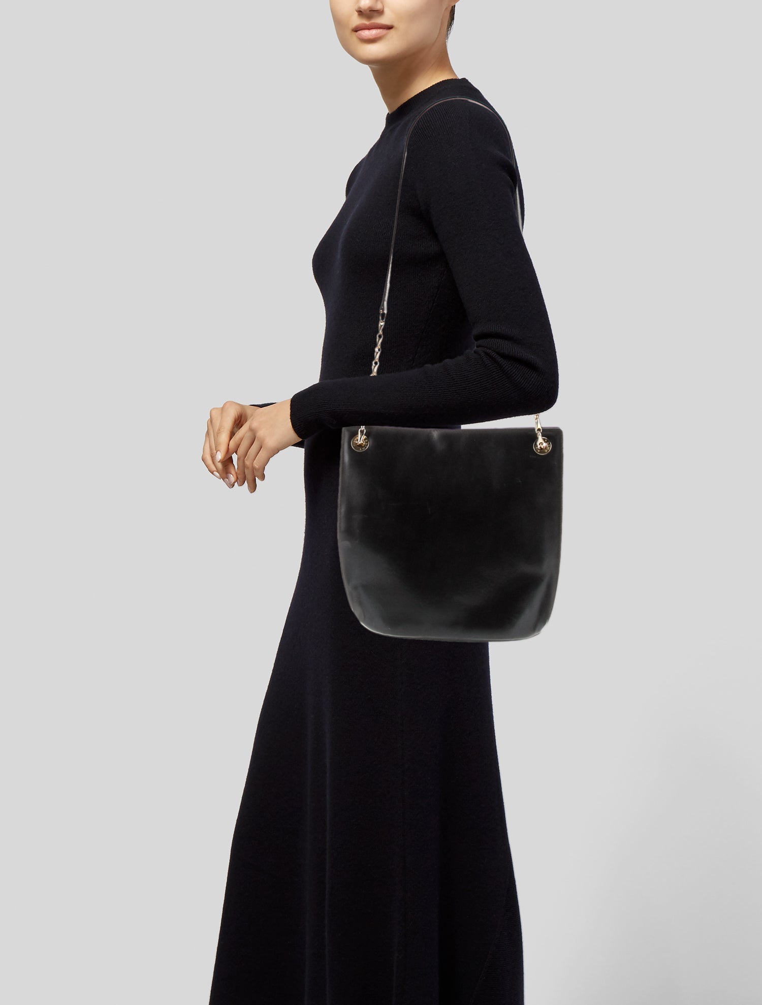 Celine Leather Shoulder Bag