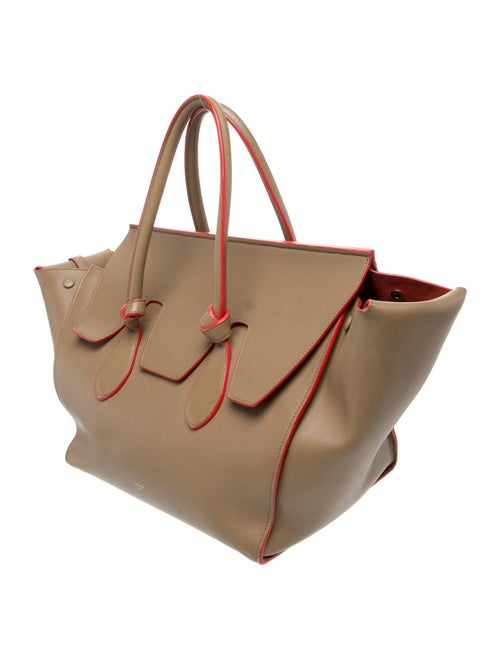 Celine Leather Tie Tote Medium