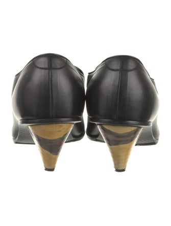 Celine Leather Tassel Accents Pumps