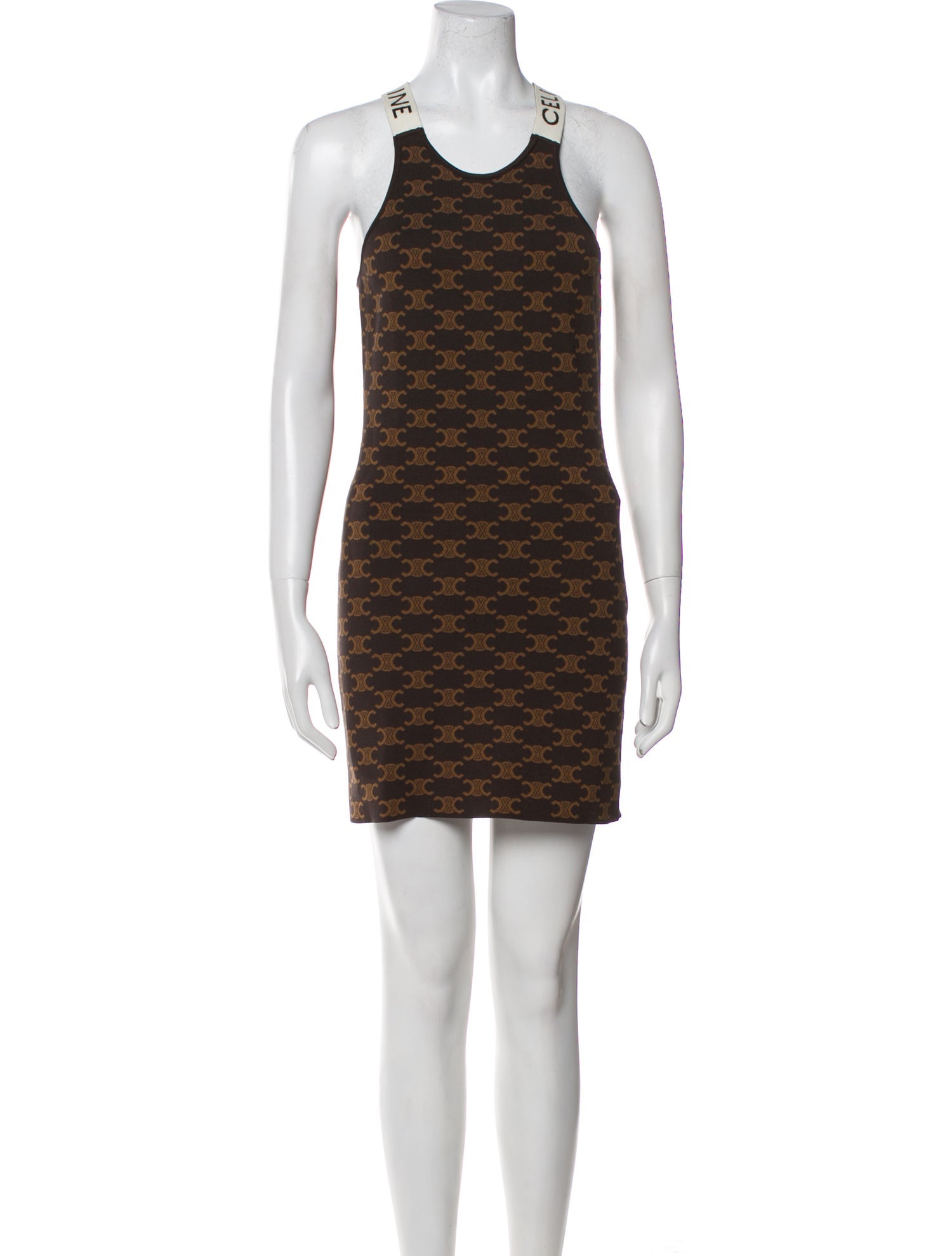 Celine Printed Mini Dress