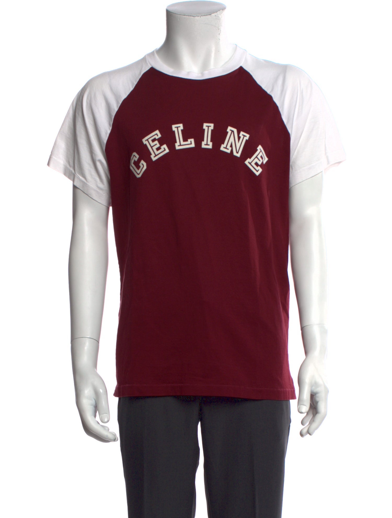 Celine Graphic Print Crew Neck T-Shirt