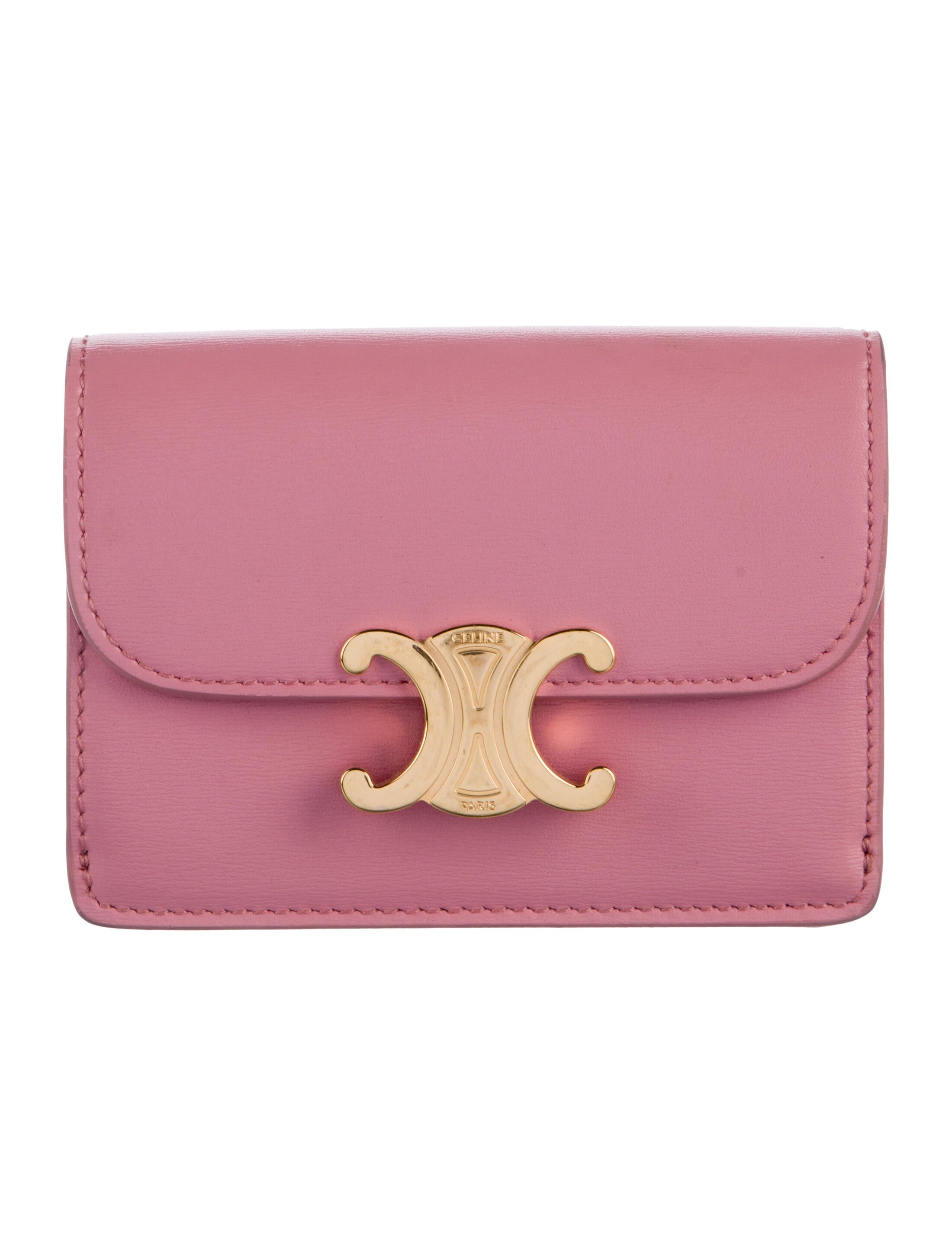 Celine 2023 Leather Compact Wallet