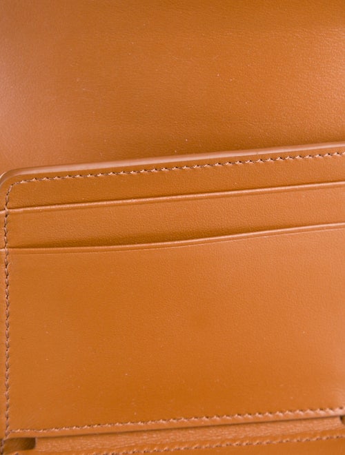 Celine Triomphe Flap Leather Wallet