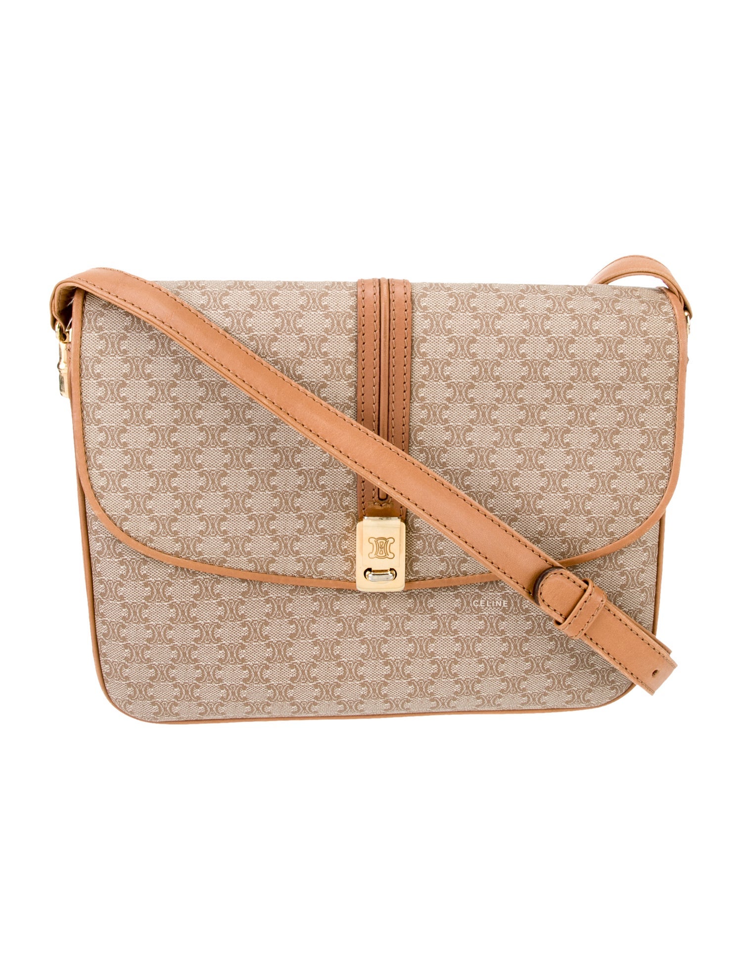 Celine Triomphe Messenger Bag Vintage