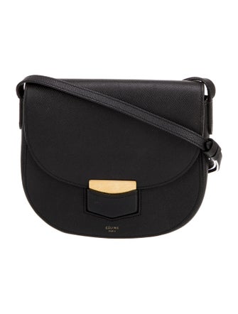 Celine Leather Trotteur Small