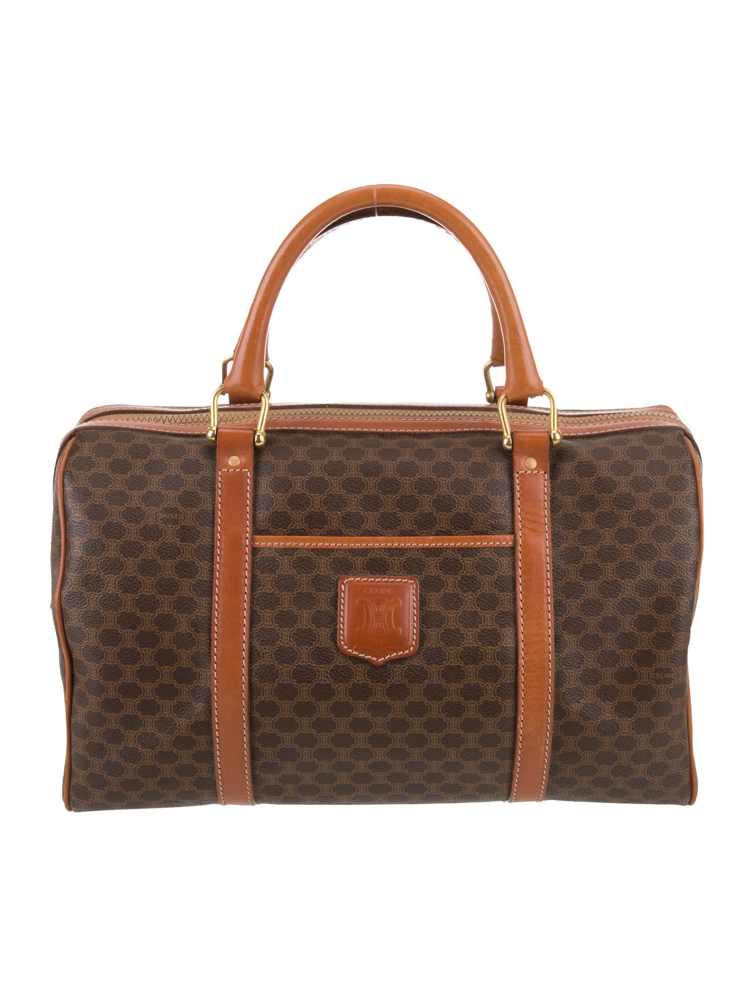 Celine Macadam Top Handle Bag Vintage