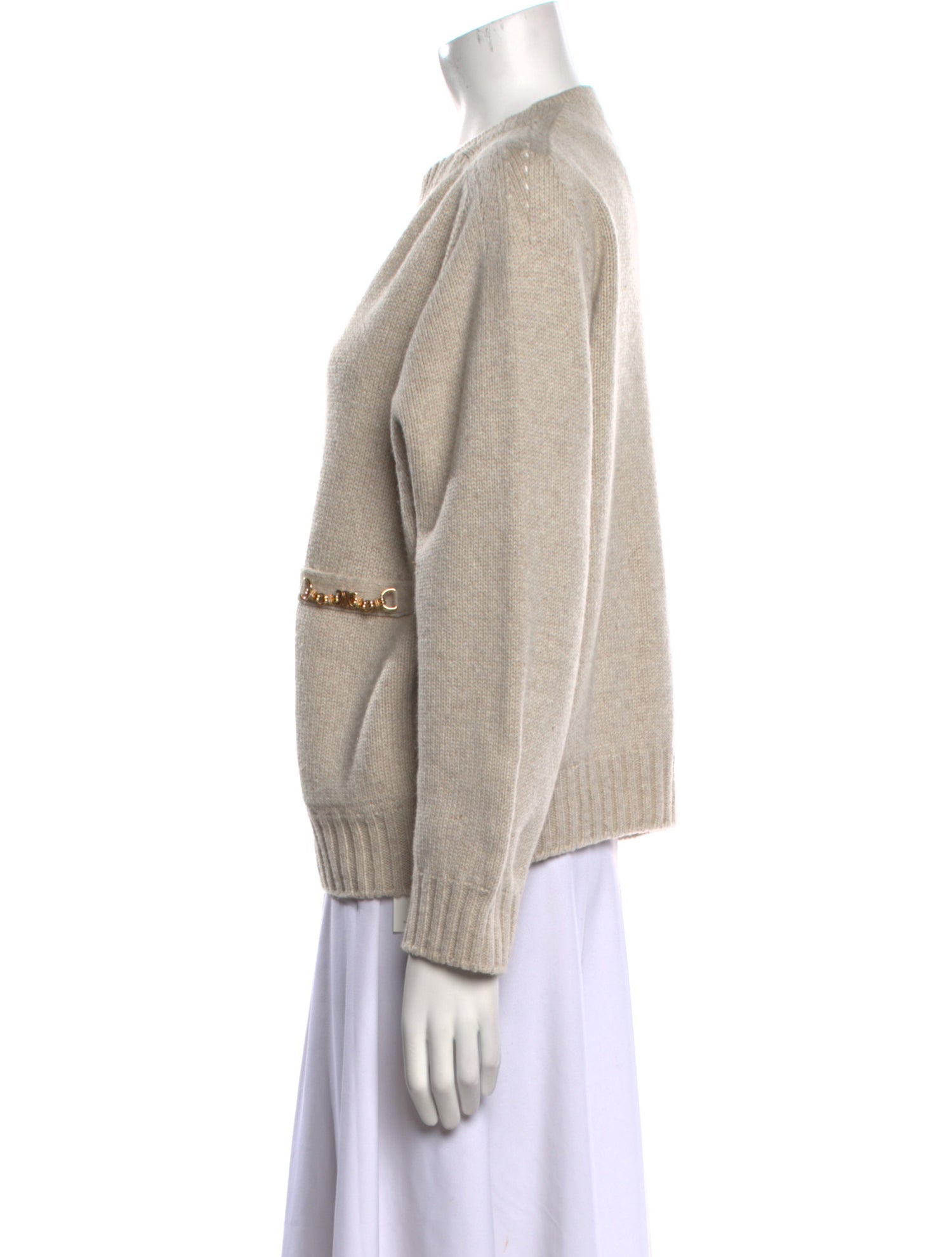 Celine Cashmere V-Neck Sweater