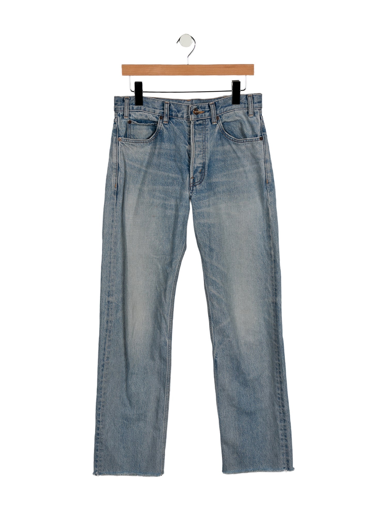 Celine High-Rise Straight Leg Jeans