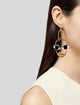 Celine Patchwork Face Drop Earrings