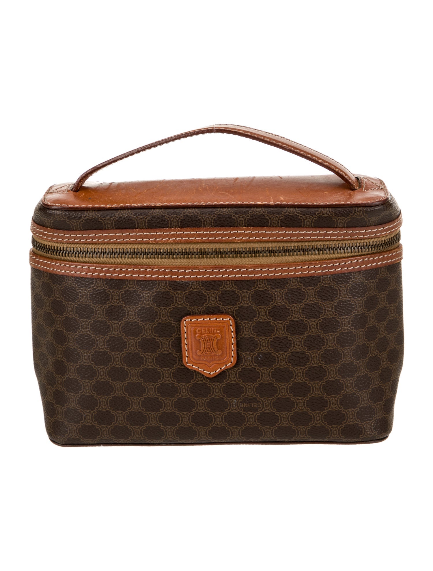 Celine Macadam Top Handle Bag Vintage