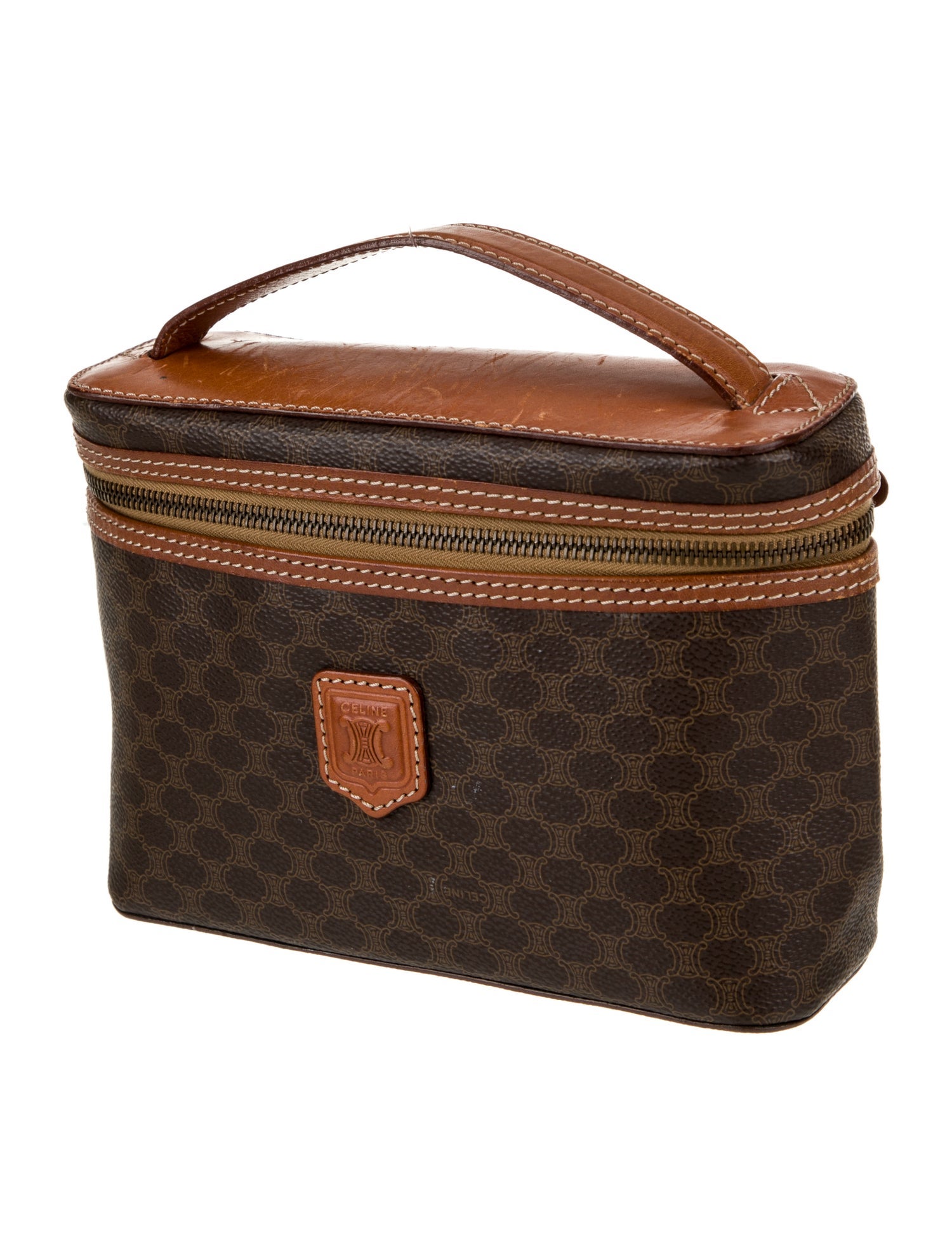 Celine Macadam Top Handle Bag Vintage