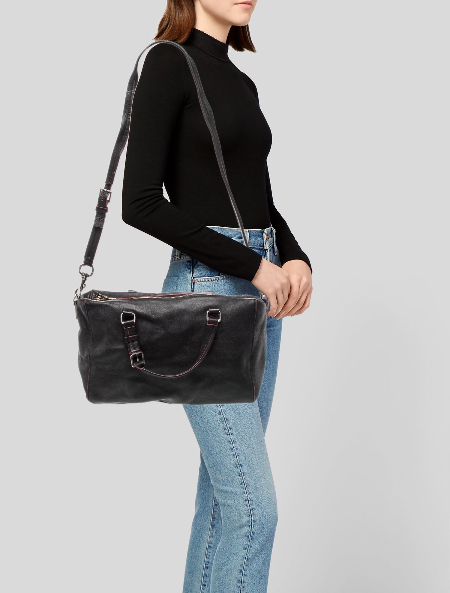 Celine Leather Boston Vintage